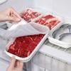 2Pcs Refrigerator Storage Box, Fresh-keeping Box, Kitchen Sealed Sub-packing Box, Frozen Fruit and Vegetable Sealed Box.