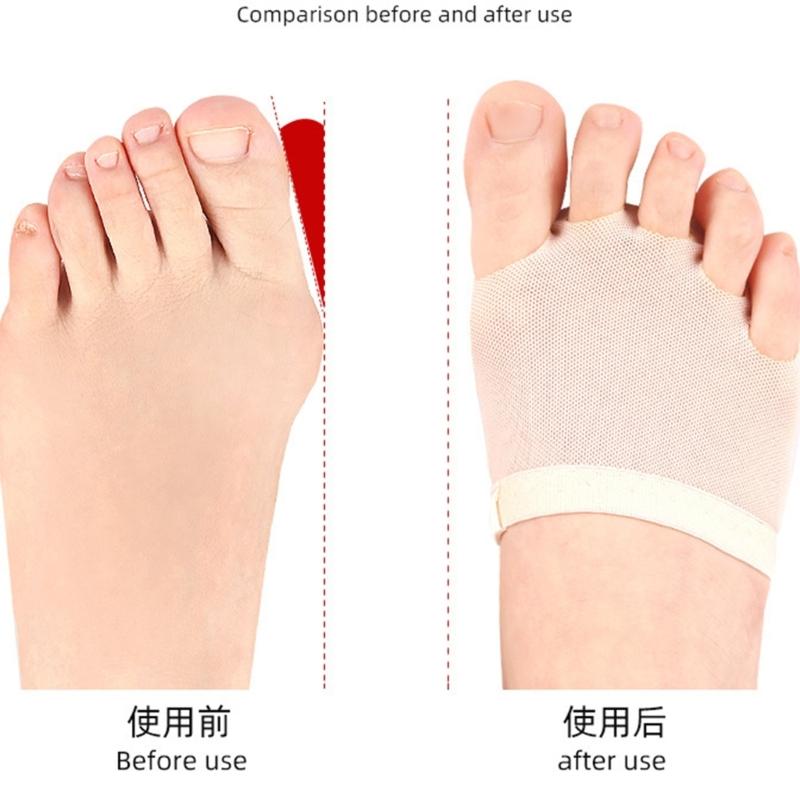Five Toe Forefoot Pad for Women High Heel Half Insoles Foot Care Absorbs Shock Sock Toe Pad Massaging Toe Pad