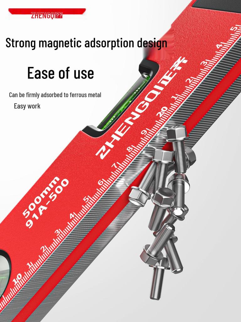 High-Precision Digital Magnetic Spirit Level with Cast Aluminum Edge