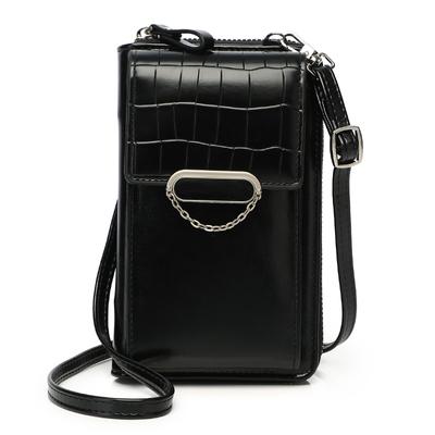 Neuer Trend Damen-Telefontasche Damen Mobile Messenger Schultertasche PU-Leder Kartenhalter Umhängetasche Geldbörse für Frauen