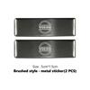 For Volvo Aluminum Alloy Car Body Decals Auto Exterior Interior Metal Stickers V60 V50 V40 S80 S60 S90 C40 XC40 V70 XC70 XC60 JL9