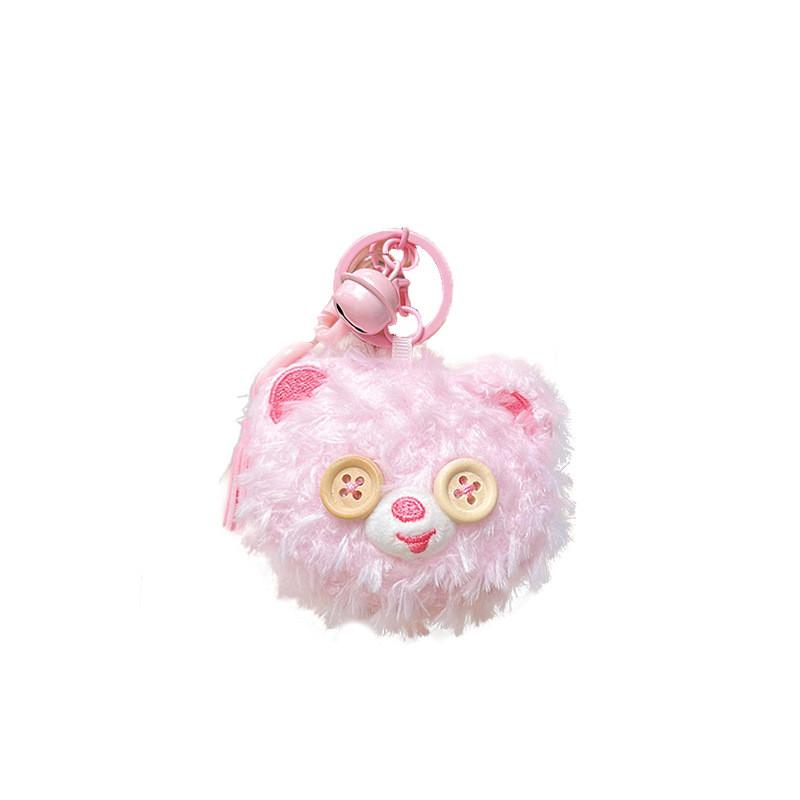 Plush Unique Jinnew Bear Keychain Fuzzy Design Great For Accessories And Gift Ideas