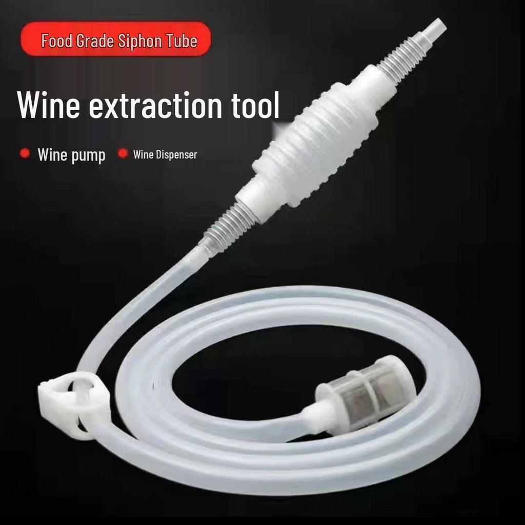 Automatic Self-Priming Wine Pump & Filter for Household Use