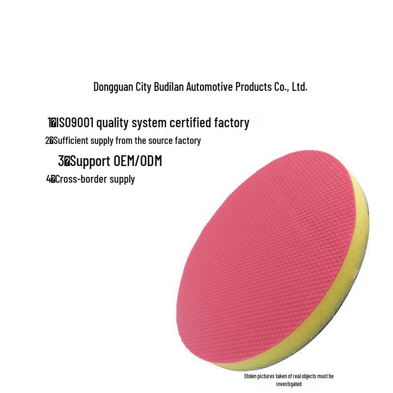 

6-Inch Clay Bar Polishing Pad for Decontamination and Overspray Removal Blister Pack красный