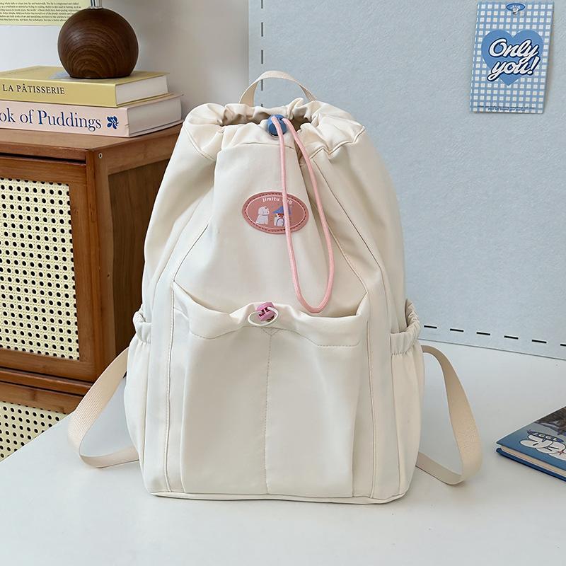 New shoulder bag large capacity casual backpack light sports high sense backpack cross-border schoolbag women's tide