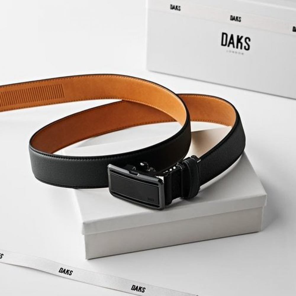 Daks Black Premium Imported Leather Automatic Belt Dbbe6f374bk Single option
