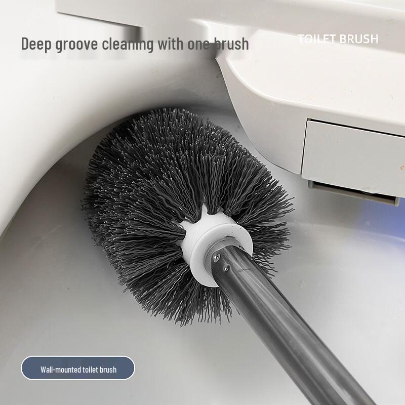 Wall-Mounted Toilet Brush