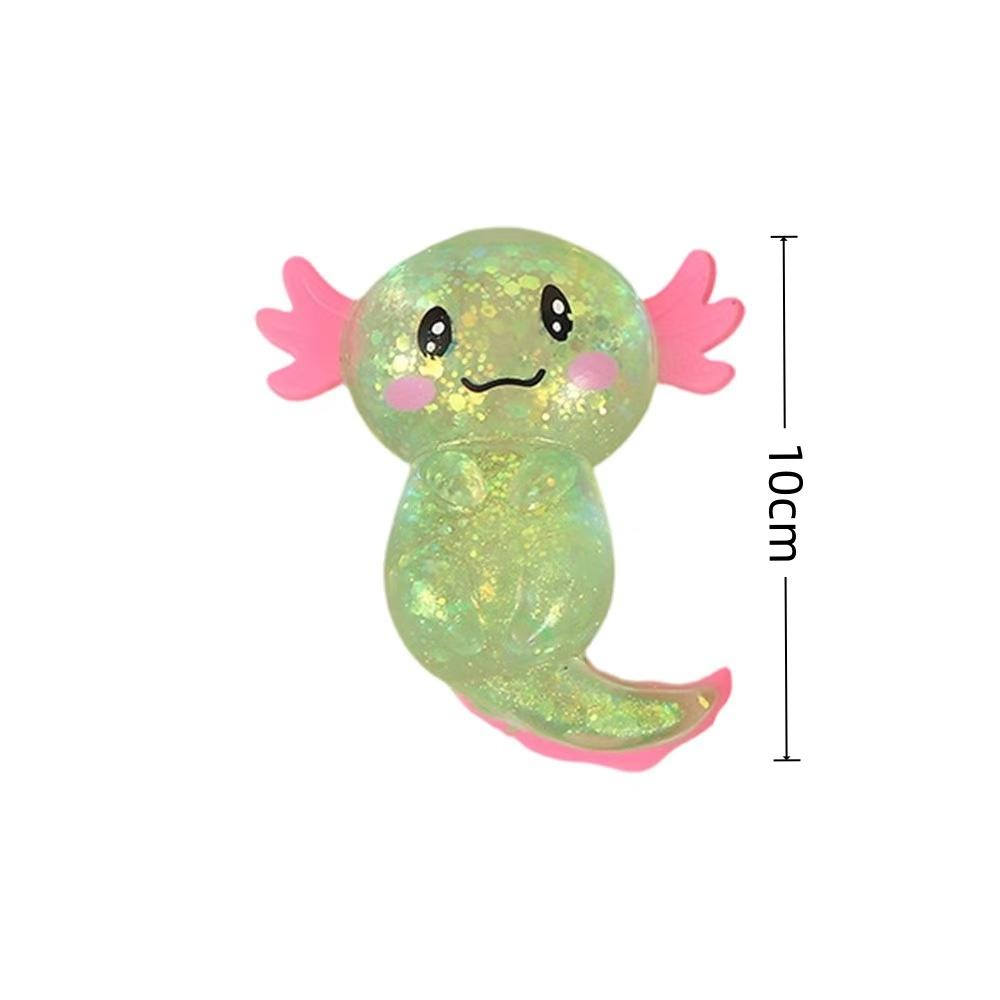 Stress Relief Toy Game Colorful Salamander Maltose Squishy Toy Axolotl Squeeze Fidget Toy For Friend Christmas Gift