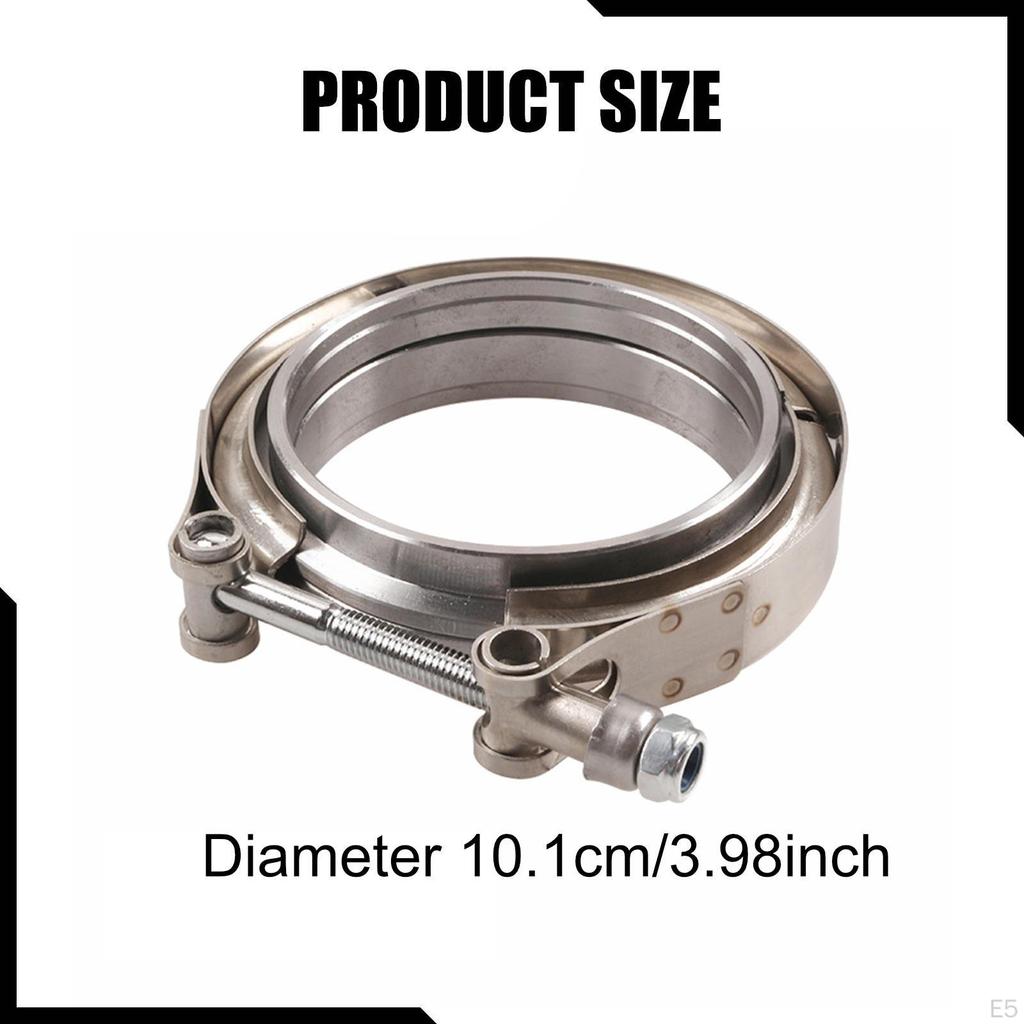 V Band Clamp Flange Premium Simple Installation Quick Release Car Pipe