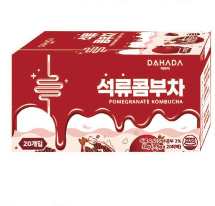 Dahada Pomegranate Kombucha 20pcs
