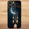Dreamcatcher Feather Phone Case For iPhone 16,15,14,13,12,11,Mini,Pro,SE,MAX White Matte Shockproof Cover
