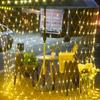 Solar LED Net Lights: Waterproof Outdoor Decorative String Lights for Festivals and Parks