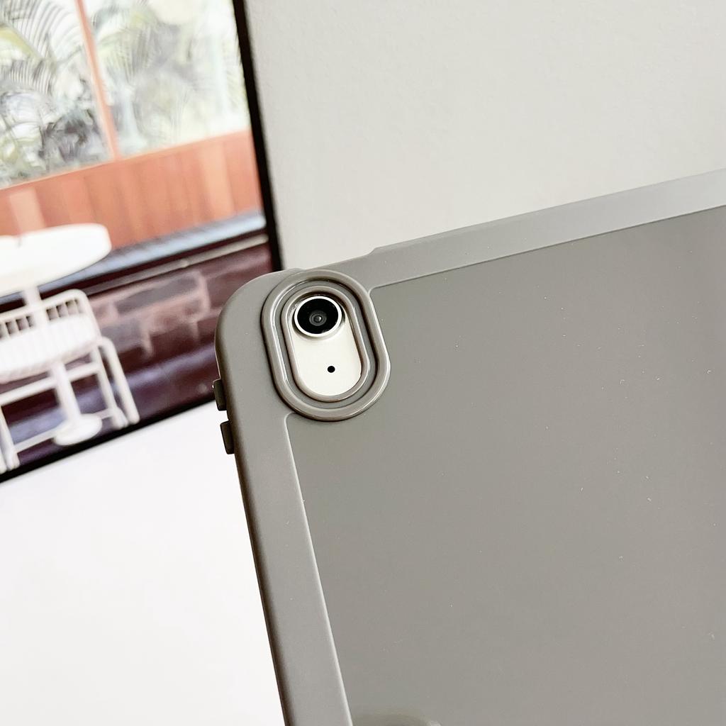 For iPad (2025)/10.9 (2022) Case Shockproof Soft TPU Tablet Cover with Pencil Holder