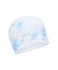 Lenomasuyeongbog Adult Flower Dot Graphic Pu Swim Cap White Ro-Rc2F711-Wh