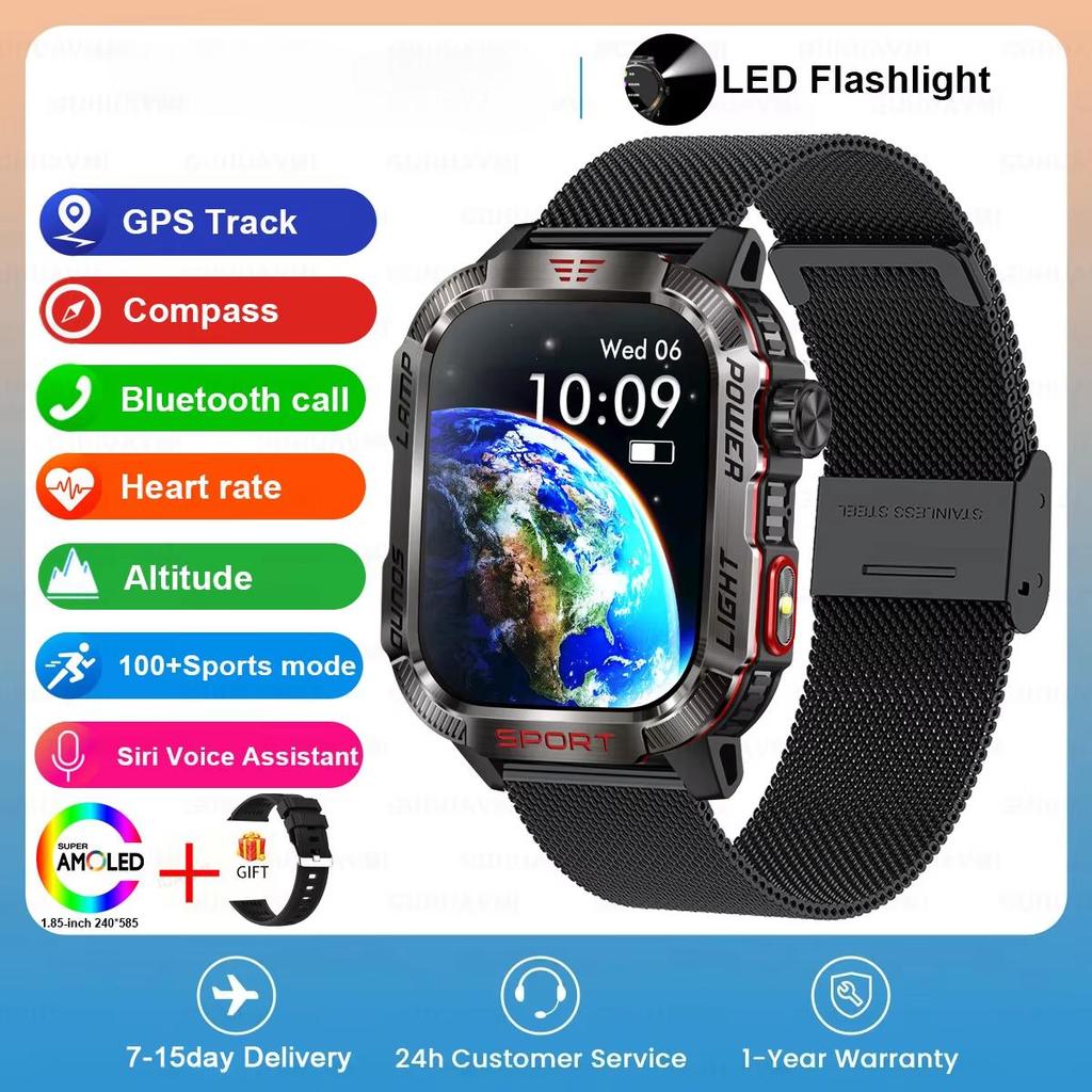 2025 New GPS Outdoor Professional Sports Smart Watch Men Women Heart Rate BT Call 3ATM Waterproof Swimming Fitness Smartwatches