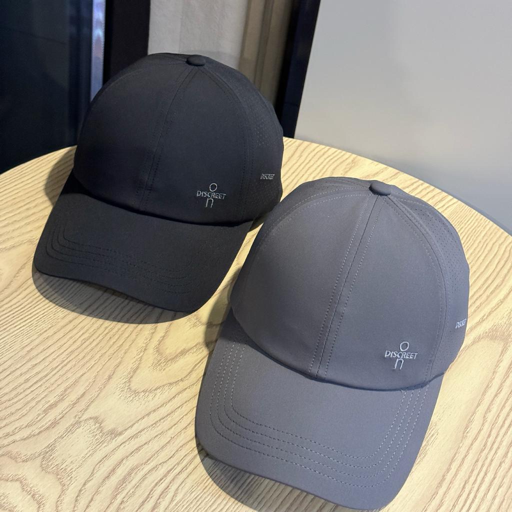 New Letter Embroidery Summer Thin Sunshade Soft Top Baseball Cap Showing Face Small Men and Women Versatile Wide Brim Tide