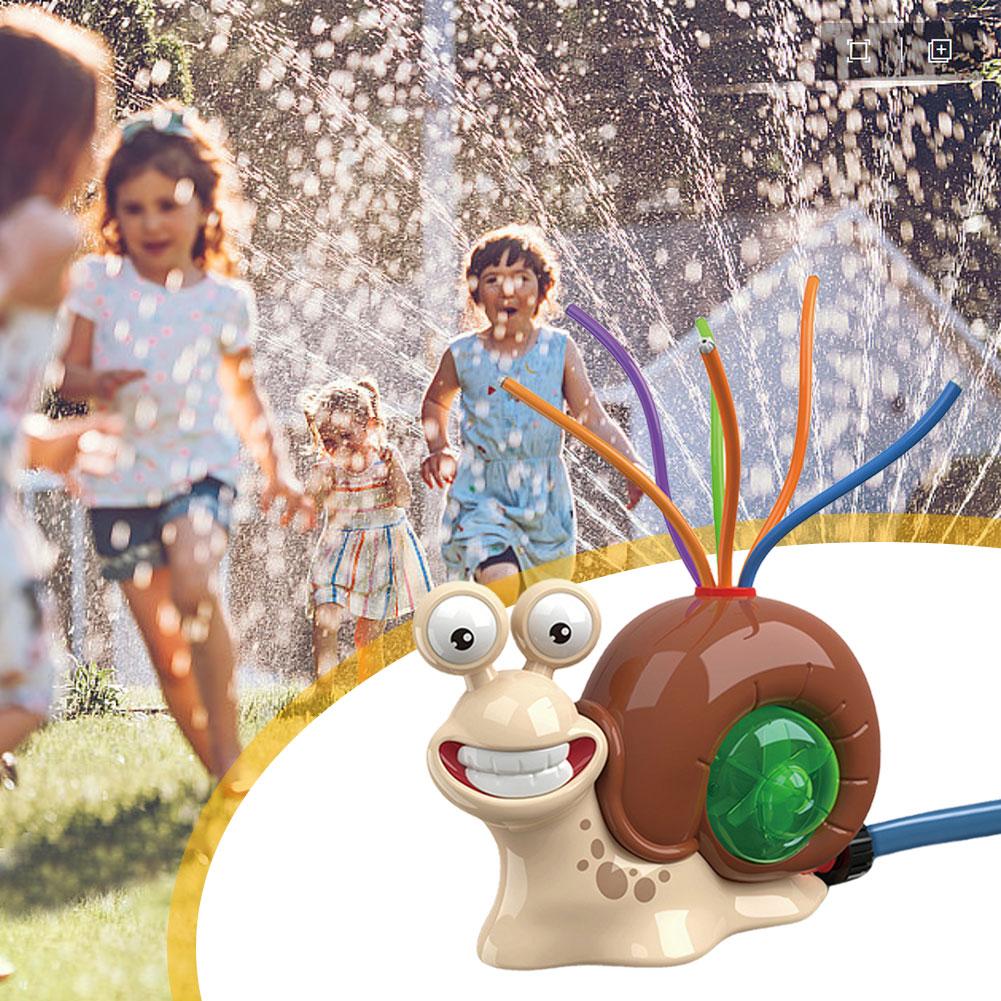 Water Sprinkler Baseball Toy Snail Water Sprinkler Outdoor Water Toys Spray Water Toys for Summer Backyard Lawn Pool Party Fun