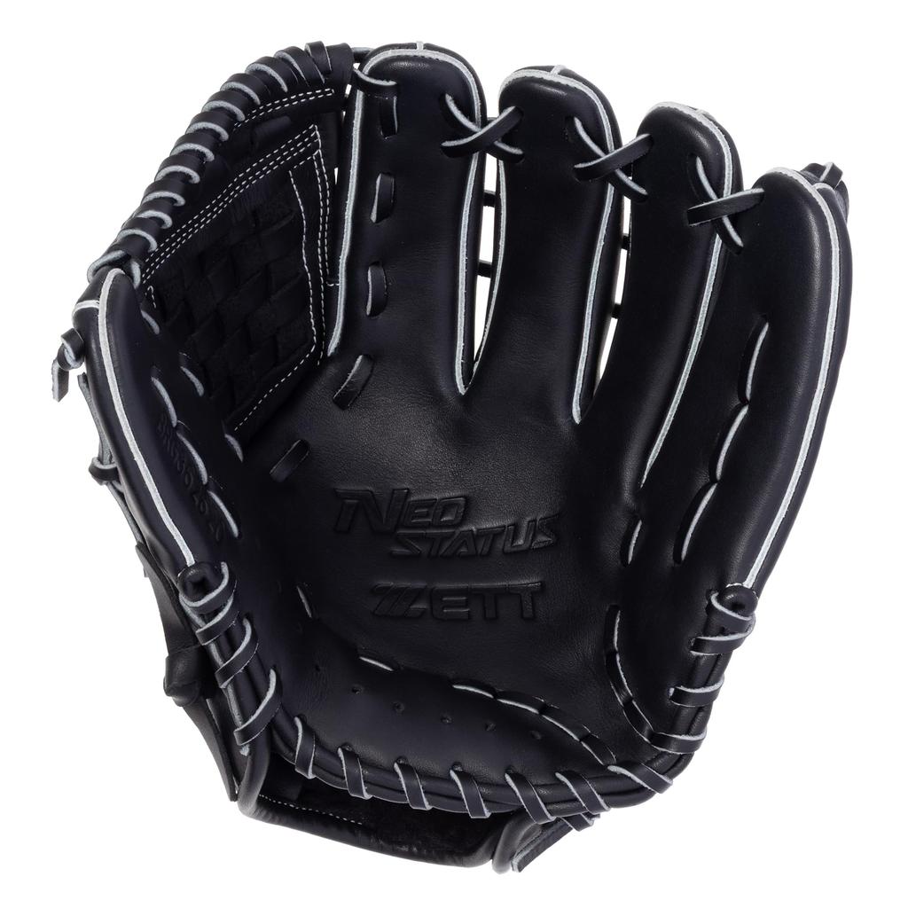 ZETT Neo Status Rękawica do Softballu Sosuke Genda Rozmiar Gracza 4, Typ, Wszechstronna, Praworęczna, Czarna, (BRG362620)