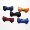 Men'S Retro Solid Color Polyester Bow Tie Single Item Wedding Dinner