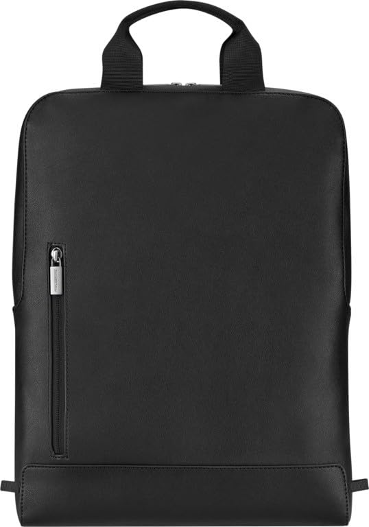 Moleskine Classic Vertical Business Backpack with 15-inch Laptop Storage, New Model, Men's, ET23C2DBVBK, Black, One Size
