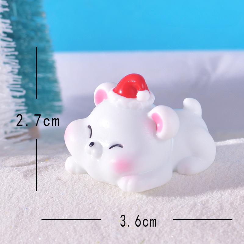 Weihnachtsdeko Kleine DekoartikelWeihnachtsgeschenkboxen Alter Mann SchneemännerKunstharzhandwerk