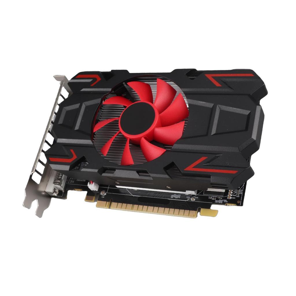 HD7670 4GB DDR5 128bit Graphics Card with Cooling Fan 2560x1600 Support HD Multimedia Interface DVI VGA Game Graphics