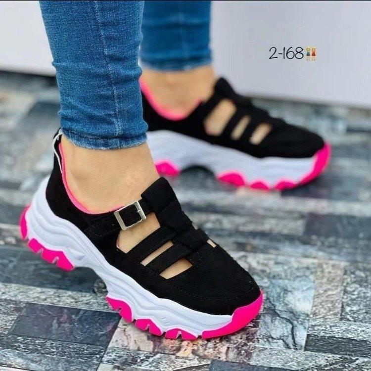 Fashion New Thick-soled Shoes Comfortable Women Sandals Fashion Womens Shoes Versatile Hollow Casual Sandals Summer Zapatos Para Mujeres