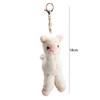 Decoration Plush Doll Pendant Animal Keyring Stuffed Toy Keychain Sheep Key Ring Alpaca Keychain