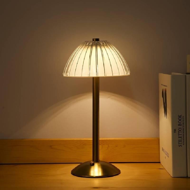 Elegant 5v Touch Sensor Retro Metal Table Lamp With Creative Pumpkin Style And Versatile Night Light Function