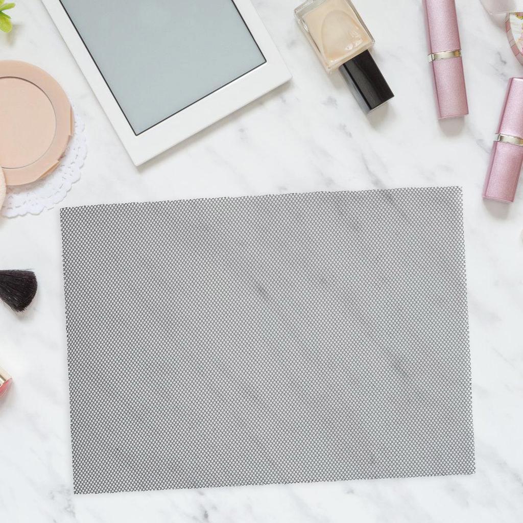 10Pcs Beast Eye Mesh Fabric Clear Breathable Lightweight Sheets for DIY Costume Mask Making Cosplay Fursuit Crafts