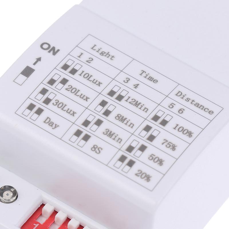 1/2 Buc 5.8Ghz Senzor Radar cu Microunde Comutator Senzor de Lumină LED Modul Comutator Multi-Reglabil Detector de Mișcare Corporală