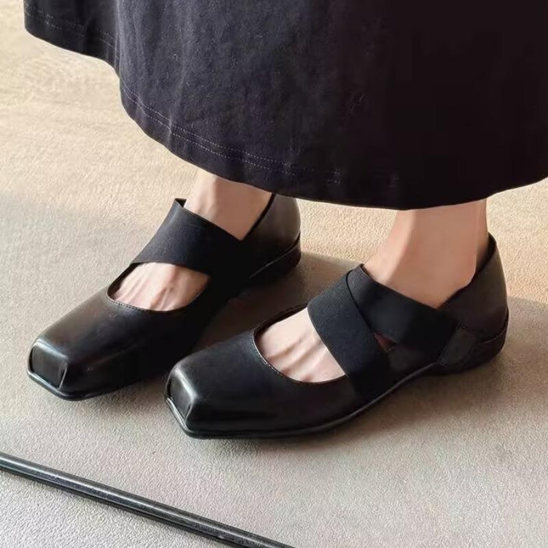 Fashion Elegant Women's Flats Ballet Shoes Designer Leather Loafers Shoes Fad Shallow Casual Sneakers 2025 New Summer Dress Zapatillas
