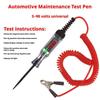 24V 48V 90V DC Car Digital Display Test Pen Circuit Tester Auto Diagnostic Probe Electric Measuring Pen Heavy Duty Repair Tools
