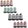 4Pcs Dog Shoes Reflective Breathable Mesh Fabric Zipper Closure Puppy Sport Boots for Walking