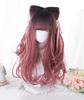 Harajuku Hime Lolita Everyday 75cm Style, Cut, Heat-resistant Wig, Semi-long, Gradient, Style, Cosplay, Party, Wear,