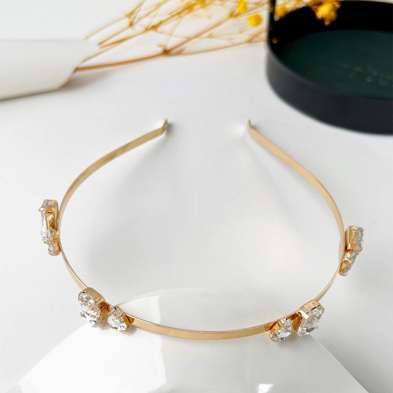 Bride Leaf Hairband Party Metal Leaf Hair Accessory Elegant Crown Headband Leaf Hairpin