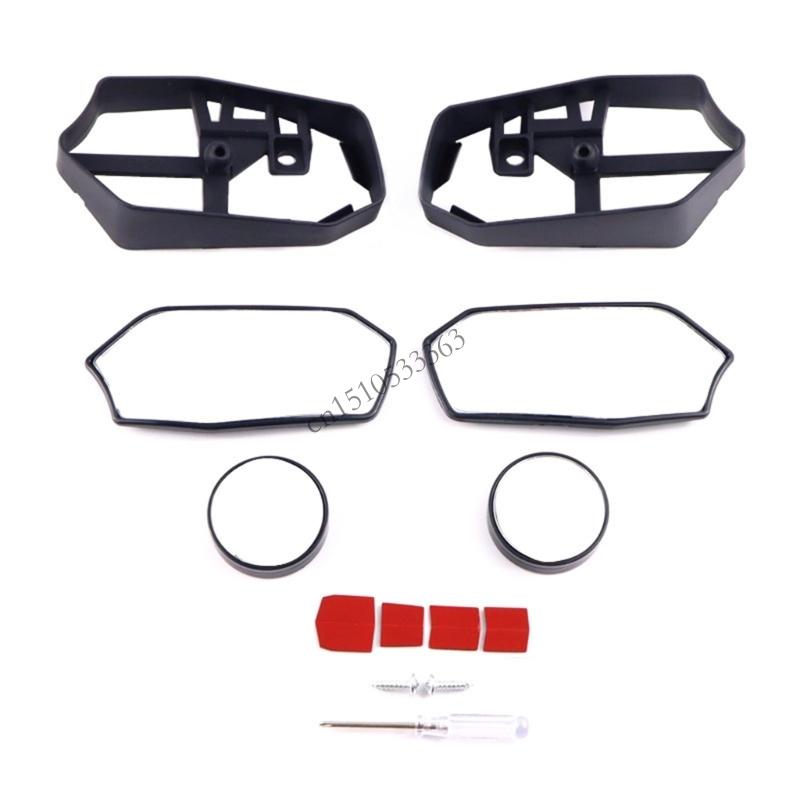 

090E Rear View Mirrors Large Field View Reflector For XMAX300 Motorcycles Easy Installation Wide Blind Spots Reduction China Mainland