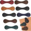 8 Pcs Leather Magnetic Bookmarks,Retro Magnetic Bookmark Holder,Double-Sided Magnetic Buckle for Wallet,PU Leather Bookmark Gift Suitable for Reading