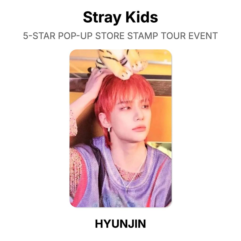 Stray Kids 5-STAR POP-UP STORE STAMP TOUR EVENT Official Photocard