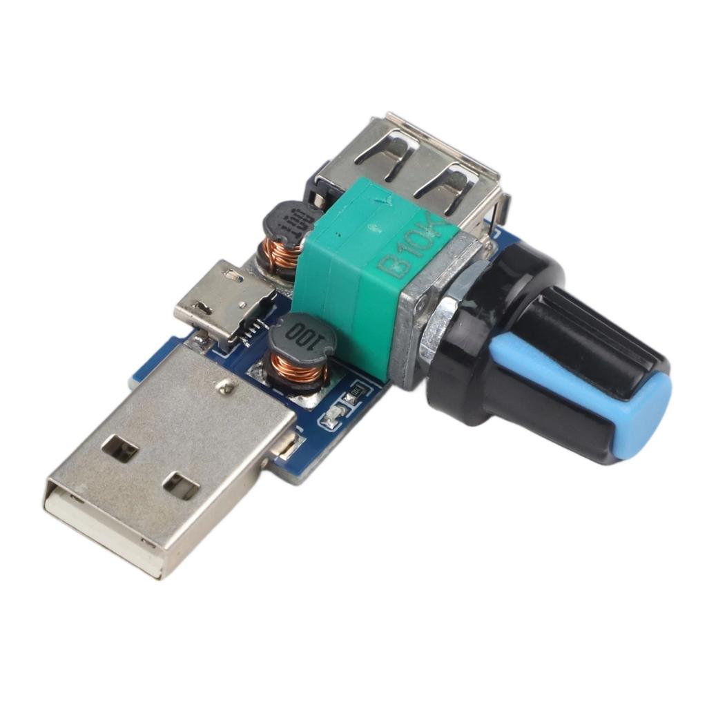 Luftmengenregler 5W Geschwindigkeitsregler USB Lüfterdrehzahlregler