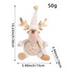 Snowman Christmas Tree Pendant Santa Claus Xmas Hanging Doll Plush Elk Ornament  Christmas Party