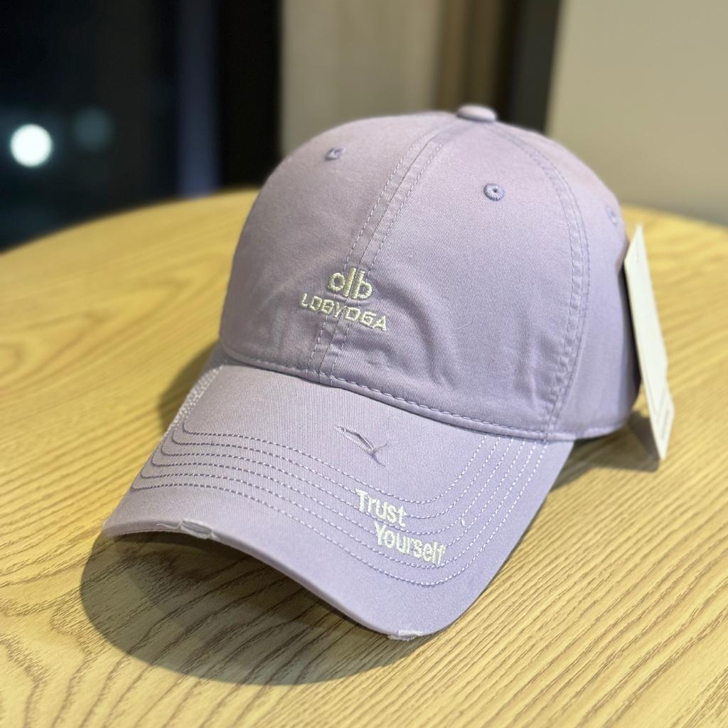 Vintage American street style simple embroidered soft-top baseball cap with deep fit for large head sizes, unisex sun protection cap