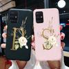 Husă pentru Samsung Galaxy A71 A51 A715F A515F A 71 51 Husă Bara de protecție antișoc cu litere drăguțe Husă din silicon moale TPU pentru telefon
