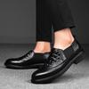 All-match Men Business Shoes Man Oxford Shoes 2024 Lace-Up Outdoor Male Shoes Genuine Leather Mens Casual Slip On Flats