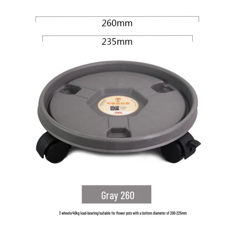 Universal Wheel Flower Pot Base with Mobile Tray Roller