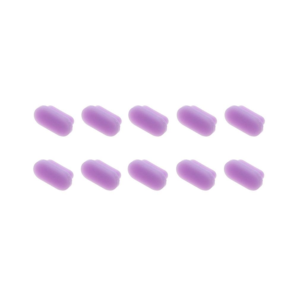 Silicone world 10PCS Silicone Type-C Dust Plug USB Charging Port Protector for Samsung Huawei Smart Phone Accessories Dust Plug