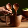 Modern Reusable Wooden Spoons Set For Dinner, Coffee, Milk, And Dessert for Parties Kitchen Gadgets
