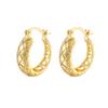 European & American Geometric Hollow Earrings: High-End Gold & Silver Versatile Fashion Jewelry for Women's Commute