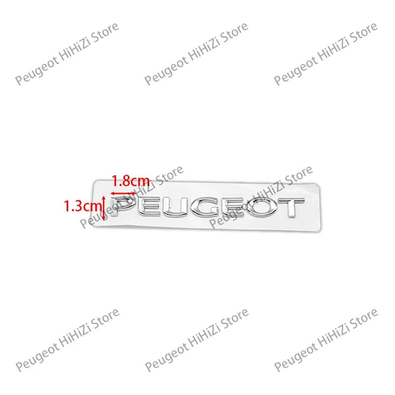 

2026 Hot Car Sticker Suitable for Peugeot 2008 3008 4008 206 207 301 307 308 408 508 front and rear car emblems car accessories
