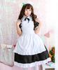 Milky Time Maid Costume, Classic Style, Short Sleeves, Knee-Length, Long, Halloween, Classic 3-Piece Set